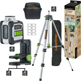 Laserliner CompactPlane 3G sæt krydslaser m/stativ