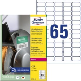 Avery B7651-50 Etiketter | 38x21 mm | 3.250 stk.