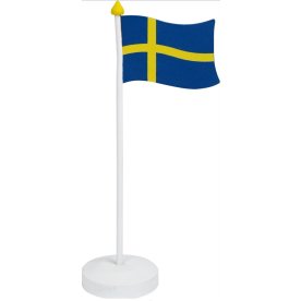 Bordflag, træ, Svensk flag, 30 cm, 1 stk.
