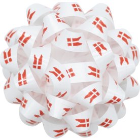 Gavebånds roset, Dannebrogsflag, Ø8,5cm