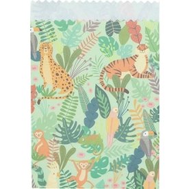 Slikpose, jungle, papir, 13x19 cm, 8 stk.