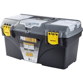 Probuilder værktøjskasse m/ organizer, 21"