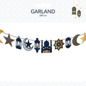 Guirlande med Eid motiver, 2 m