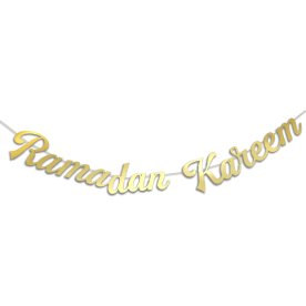 Guirlande, Ramadan Kareem, guld