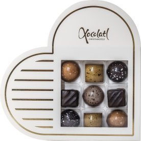 Xocolatl White Heart, 9 stk