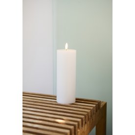 Sirius Sille Genopladelig LED Lys Ø7,5xH20cm, hvid