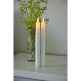 Sirius Sara Genopladelig LED Kronelys H25cm, hvid