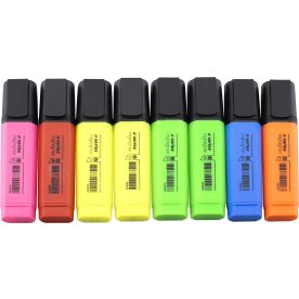 a-series Highlighter | 8 stk. | 6 farver