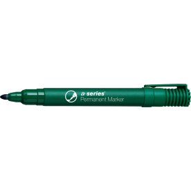 a-series Permament marker | Rund | Grøn