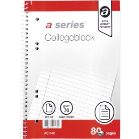 a-series Kollegieblok | A5 | Linjeret
