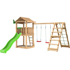 Jungle Gym House 2.1 legetårn m/climb & rutsjeb.