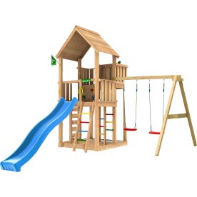 Jungle Gym Palace 2.1 legetårn m/gynger & rutsjeb.