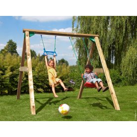 Jungle Gym gyngestativ m/ 2 gynger