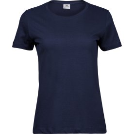 Tee Jays Sof Tee Dame, Navy, Str. L