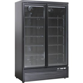 Scandomestic DF1006BD - Displayfryser, sort