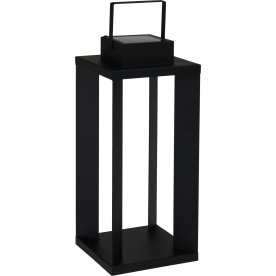 Solcelledrevet lanterne, H51,5 cm, sort