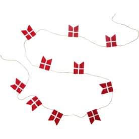 Flagranke i Stof m. danske flag 170 cm
