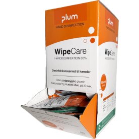 Plum WipeCare Hånddesinfektion 85% | Wipes | 80stk