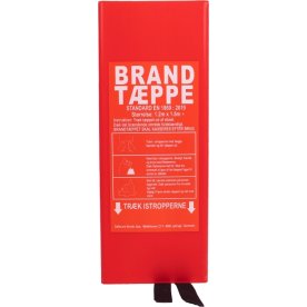 Brandtæppe 3-lag i Hard Box, 120 x 180 cm