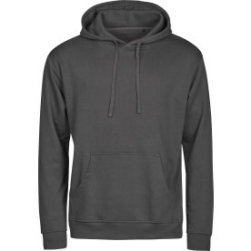 Tee Jays Power Hoodie, Mørkegrå, Str. M