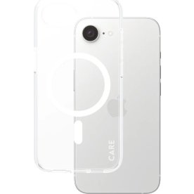 CARE iPhone 16e cover med MagSafe, transparent