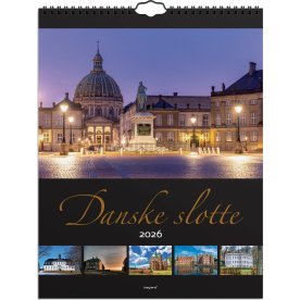 Mayland 2026 Vægkalender, Danske slotte