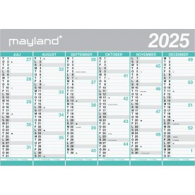 Mayland 25/26 Kæmpekalender, 2x6 mdr.