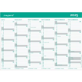 Mayland 25/26 Vægkalender, A4