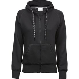 Tee Jays Fashion dame hood, Sort, Str. XL
