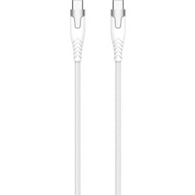Kevlar-Kabel Pro Usb-C 2.0, Hvid, 1,5m
