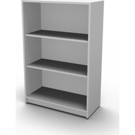 Jive reol m/3 rum hvid dekor laminat, D35 cm