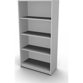 Jive reol m/4 rum hvid dekor laminat D35 cm