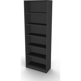 Jive reol m/6 rum antracit dekor laminat, D35 cm
