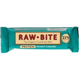Rawbite Protein Peanut Caramel Snackbar, 45 g