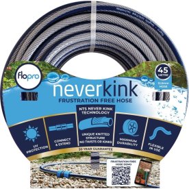 Flopro neverkink slange, 45m