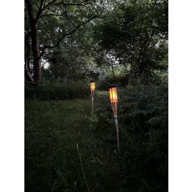 Solar Bambus Fakkel, H70cm, natur