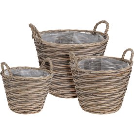 Havespande, natur, 3 dele