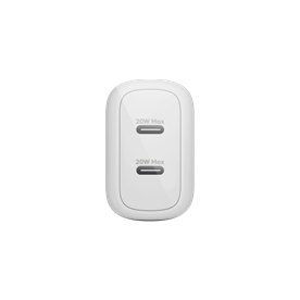 Re-charge Pro - EU vækoplader 2x USB-C 20W - W