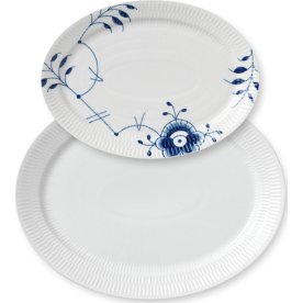 Royal Copenhagen History Mix Oval Fadsæt 28/35cm