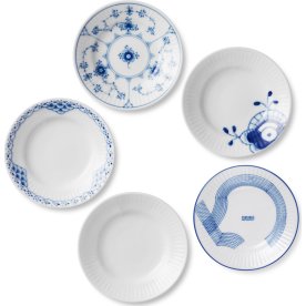 Royal Copenhagen History Mix Tallerkener 11cm 5stk