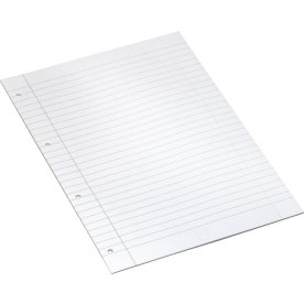 Bantex Arbejdsblade | A4 | Linjeret | 500 ark