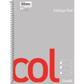 Bantex Col Kollegieblok | A4+ | Blank