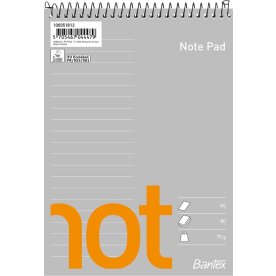 Bantex Not Spiralblok | A5 | Linjeret