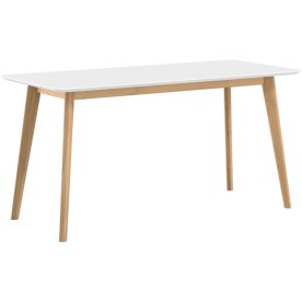 AD1 Højbord 180x80x93 cm, hvid laminat/eg