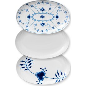 Royal Copenhagen History Mix Asietter 23 cm, 3 stk