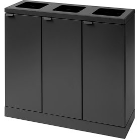 Bica Basic 870 Affaldsstation, 3x45 L, Antracit
