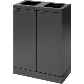 Bica Basic 871 Affaldsstation, 2x45 L, Antracit
