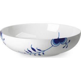 Royal Copenhagen Blå Mega Riflet Skål 240 cl 28 cm