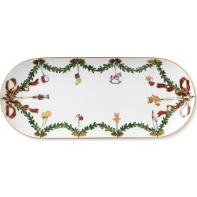 Royal Copenhagen Stjerne Riflet Jul Fad 39 cm