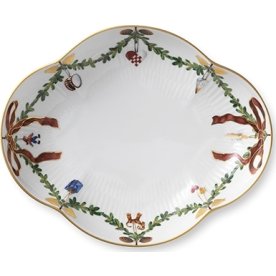 Royal Copehagen Stjerne Riflet Jul Fad 22 cm